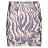 Women Fashion Mesh Printing High Waist Hip Wrap Skirt