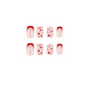 ( Buy 1 Get 2 ) Valentine Day Women Fashion Red Edge Love Wearable False Nails