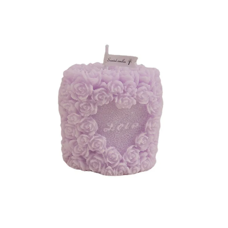 (Buy 1 Get 2) Creative Wedding Party Flower Cluster Aromatherapy Candle Accompanying Ceremony