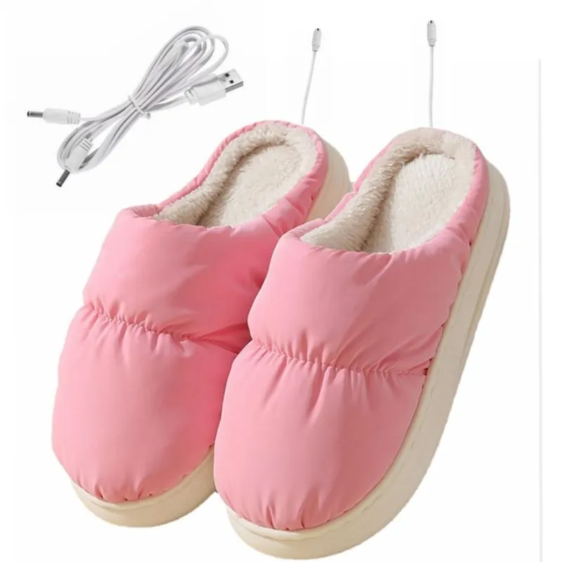 (Buy 1 Get 1) Usb Electric Heating Winter House Slippers Boots