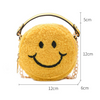 (Buy 1 Get 2) Cute Smiley Pattern Short Plush Crossbody Bag