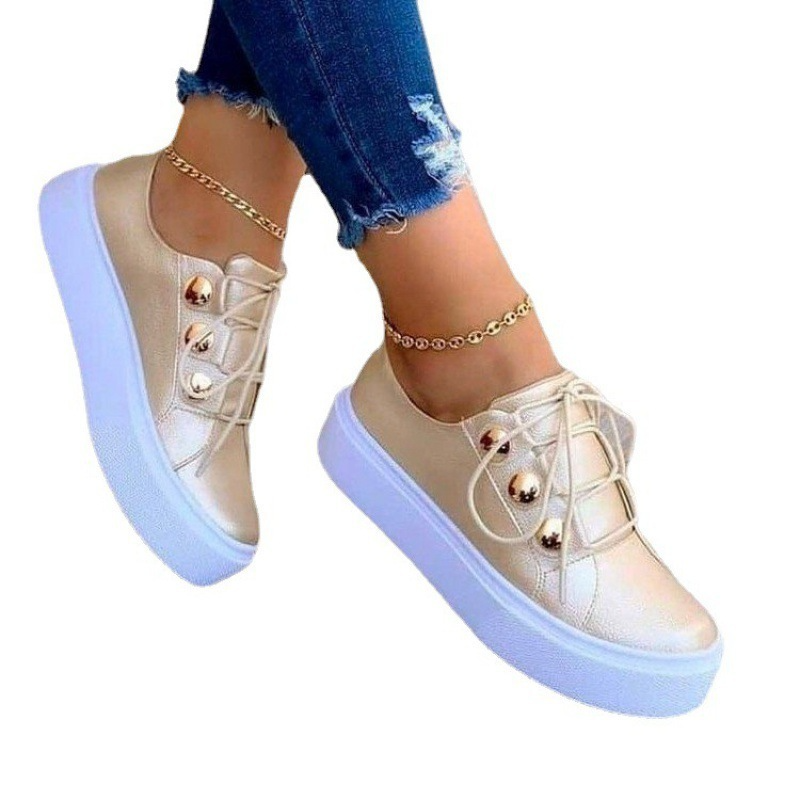 Women Plus Size Casual Platform Sneakers