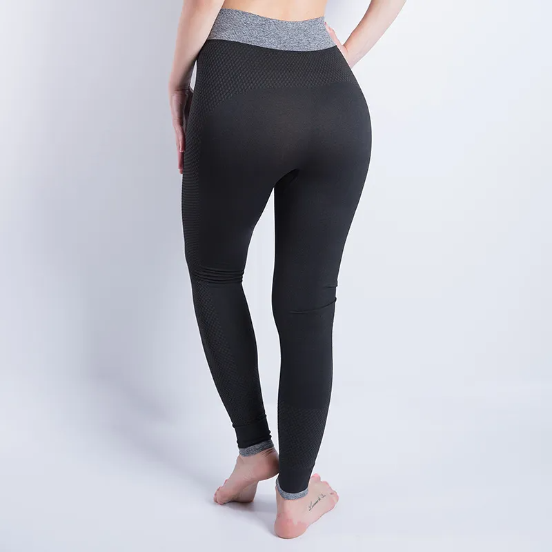 (Buy 1 Get 1) Women'S Seamless Yoga Pants Sports Running Tight Hip Lifting Nine-Point Leggings