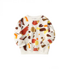 Children Kids Baby Fashion Boys Girls Long Sleeve Cute Print Sweatshirt