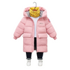 Kids Toddler Girls Boy Fashion Long Hooded Bubble Coat