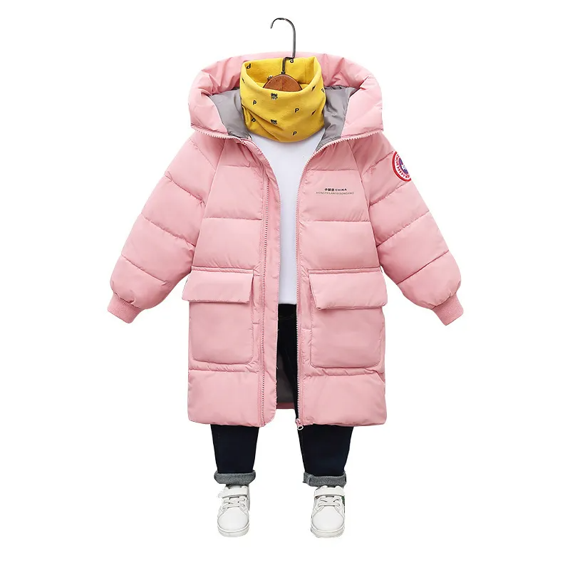 Kids Toddler Girls Boy Fashion Long Hooded Bubble Coat