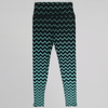 Gradient Color Ripple Print Sports Leggings