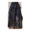 Women'S Fashion Temperament Streamer Mesh Multi-Layer Ruffled Skirt