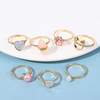 (Buy 1 Get 2) Children Kids Baby Fashion Girls Cute Princess Adjustable Ring Set