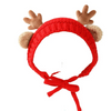 Baby Autumn And Winter Woolen Thickened Christmas Deer Knitted Hat