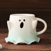 (Buy 1 Get 1) Fashion Household Halloween Ghost Ceramic Water Cup Tableware