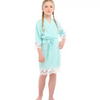 Children Solid Color Simple Loose Night-Robe