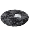 Simple Tie-Dyed Long Plush Thickened Home Round Carpet
