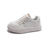 Kids Unisex Fashion Casual Color Matching Breathable Leather Preppy Lace-Up Sneakers