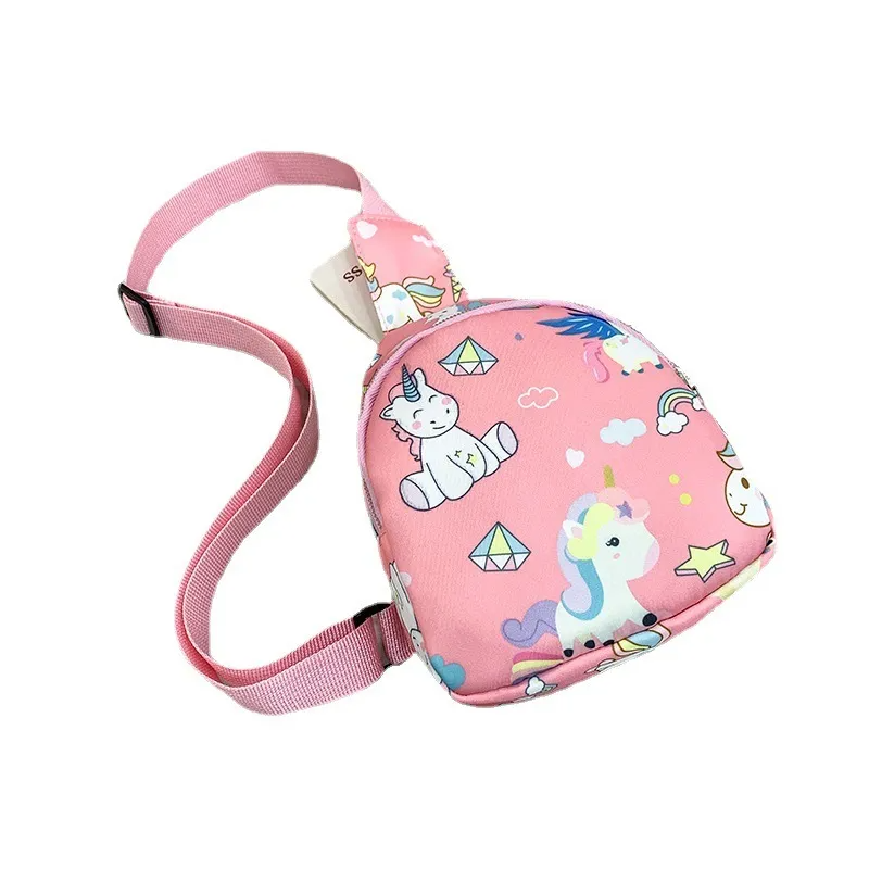 Kids Cute Dinosaur Print Chest Bag