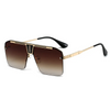 Men Classic Large Square Frame Pc Lens Sunglasses