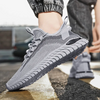 Men Summer Leisure Sports Versatile Mesh Cloth Flat Lace-Up Sneakers