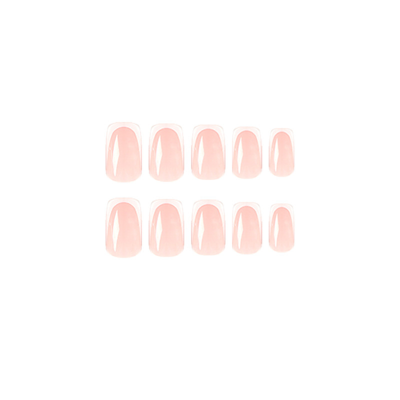 ( Buy 1 Get 2 ) Women Simple White Line Wearable False Nails