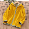 Children Kids Girls Boys Fleece Zipper Jacket