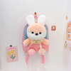 Children Kids Baby Fashion Boys Girls Cartoon Rabbit Doll Plushtoy Backpack School Bag