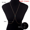 (Buy 1 Get 2) Women Fashion Sexy Turquoise Chain Alloy Body Chain