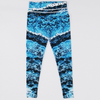 Wave Print High-Waisted Sports Yoga Leggings Pants