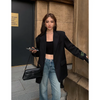 (Buy 1 Get 1) Fashion Women Loose Office Chic Solid Color Lapel Blazer