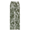 Women'S Fashion Casual Tie-Dye Color Blocking Pocket Loose Cargo Trousers