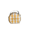 Children Kids Baby Fashion Girls Boys Plaid Mini Round Crossbody Messenger Handbag