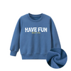 Children Kids Baby Fashion Boys Long Sleeve Letter Print Sweatshirt