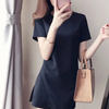 Women Summer Elegant Solid Color Short Sleeve Side Slit Blouse And Shorts Office Chic Set