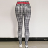 Plaid Print Fitness Sports Dancing Yoga Leggings Pants