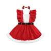 Kids Toddler Girls Fashion Casual Christmas Sleeveless Mesh Dress