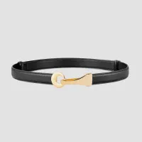 Women'S Fashion Casual Personality Alloy Buckle Leather Belt