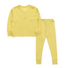 2 Pcs Set Children Solid Color Casual Sleepwear