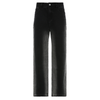 Women'S Fashion Casual Color Blocking Straight Leg Loose Denim Trousers