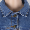 Irregular Cloak Design Women Denim Jacket Vest