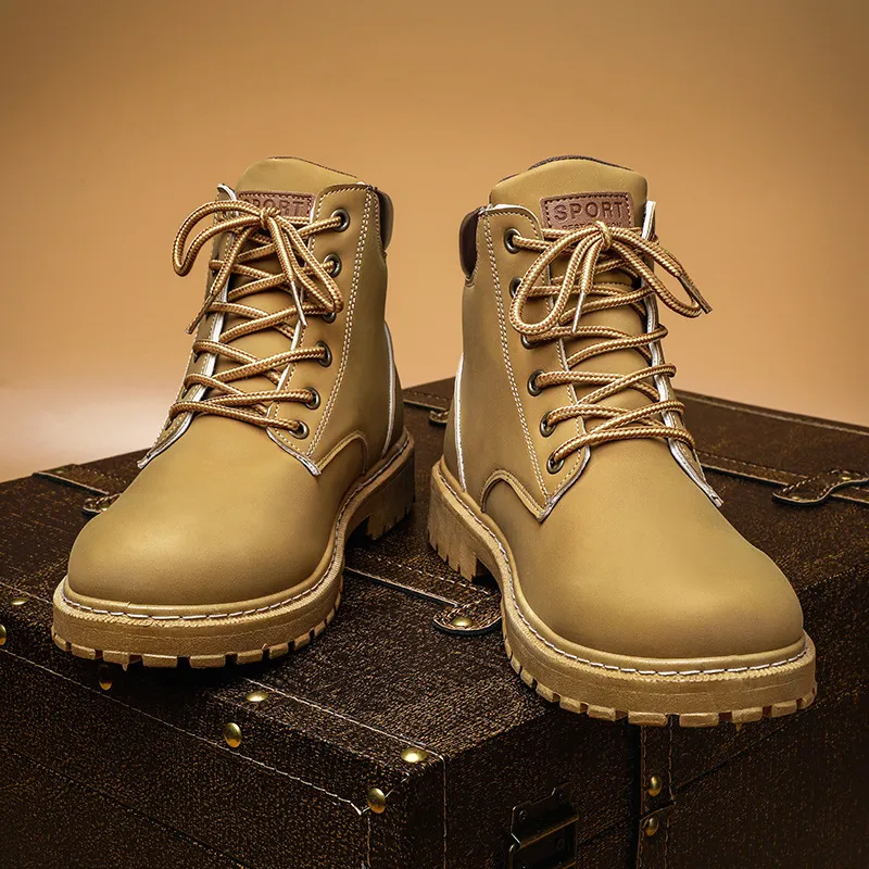 Men Fashion Thick-Soled Warm Boots