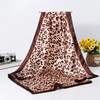 (Buy 1 Get 2) 90*90Cm Women'S Fashion Silky Satin Leopard Print Silk Scarf