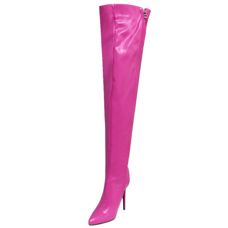 Women Fashionable Plus Size Over-The-Knee Boots