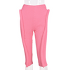 Women'S Fashion Personality Solid Color Rib-Knit Three-Dimensional Decoration Cropped Pants