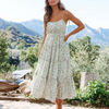 Women Summer Vacation Fashion Casual Elegant Floral Print Maxi Loose Sundress