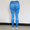 Three-Dimensional Line Print Fitness Sports Leggings Pants