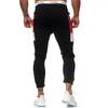 Men Fashion Color Blocking Drawstring Waist Sweatpants