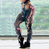 Women Unique Butterfly Print High-Waisted Sportswear Leggings