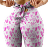 (Buy 1 Get 2) Women Fashion Casual Heart Printed Bow High Waist Hip Yoga Pants