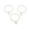 (Buy 1 Get 1) Children Kids Baby Fashion Girls Pearl Butterfly Bracelet Set