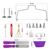 106pcs/Set Multi-Function Cake Decorating Baking Tools