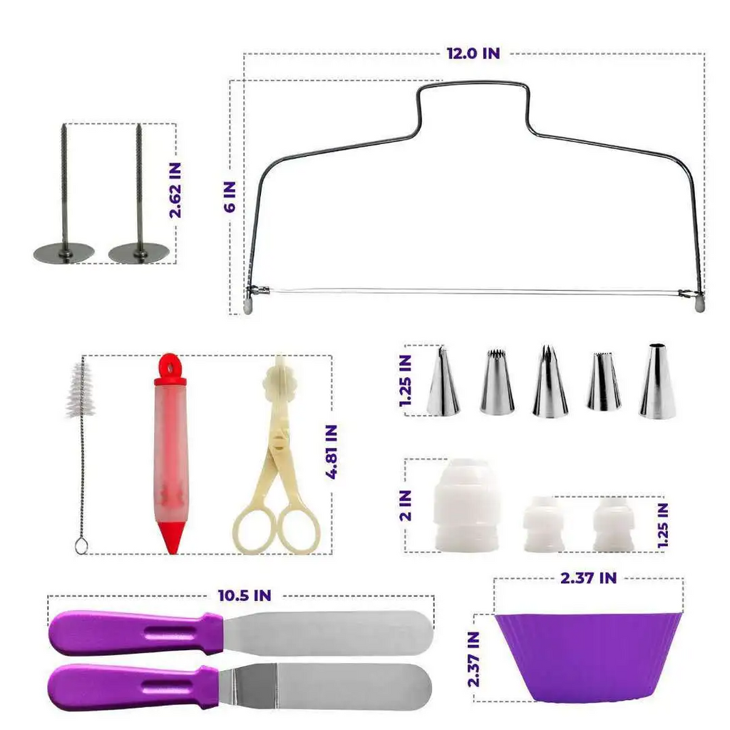 106pcs/Set Multi-Function Cake Decorating Baking Tools