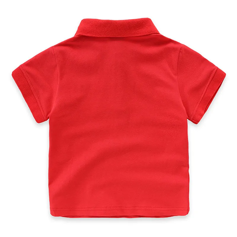 Children Kids Toddlers Fashion Boys Girls Solid Color Long Sleeve Basic Polo T-Shirt